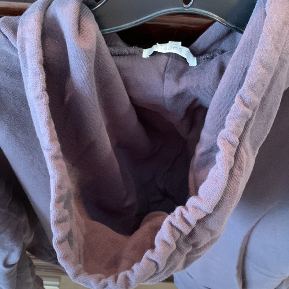 Z Supply Jerry Cold Shoulder Hoodie - Picture 7 of 9